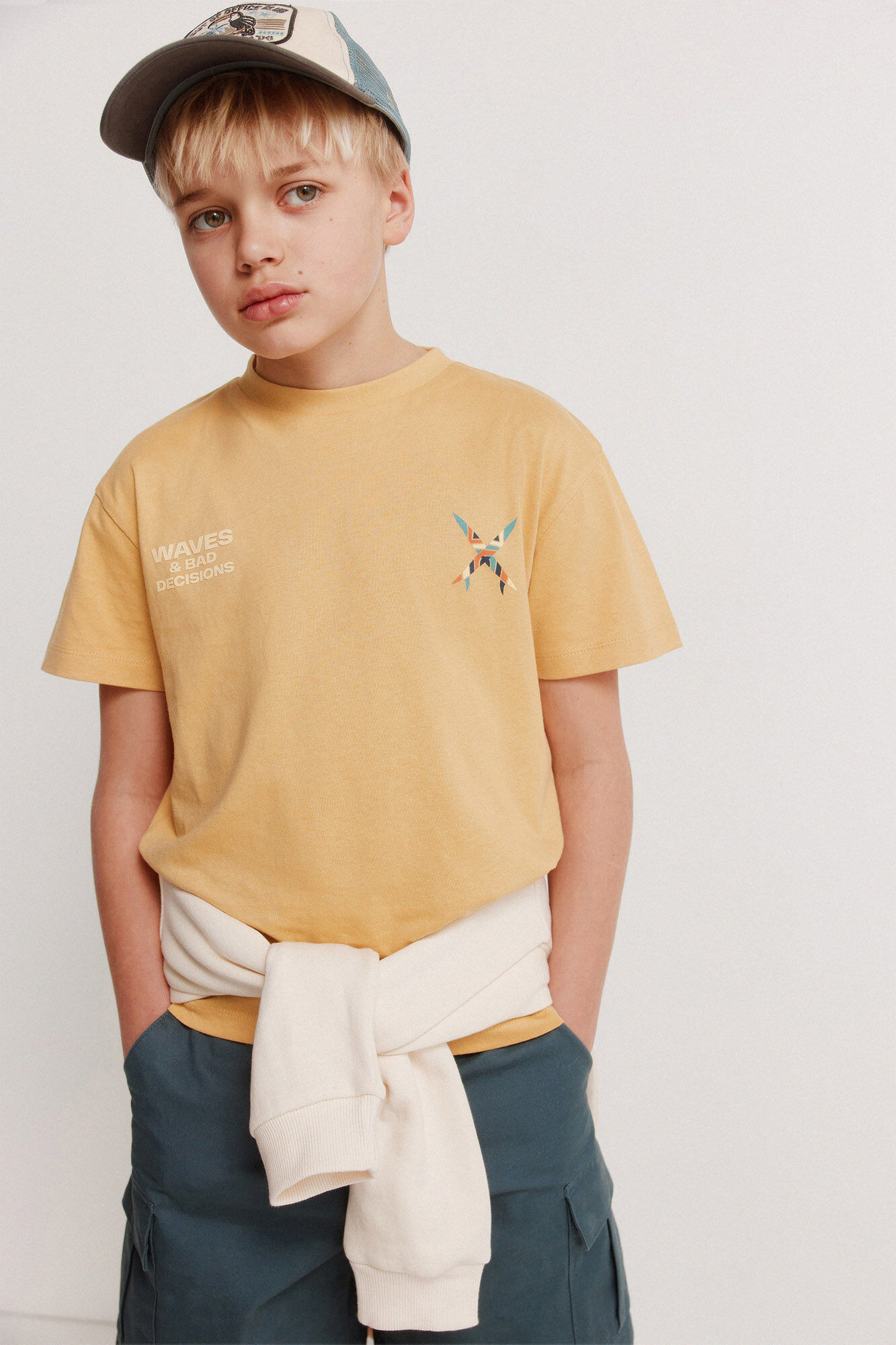 Springfield Kids Playera manga corta de olas para ni&ntilde;o