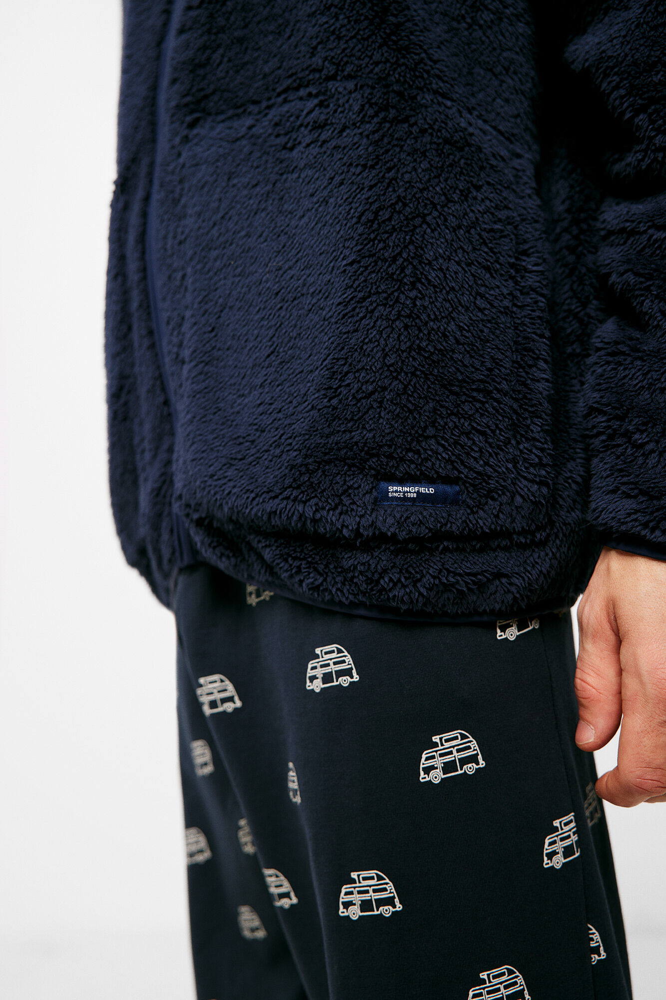 Springfield Chamarra homewear polar gris