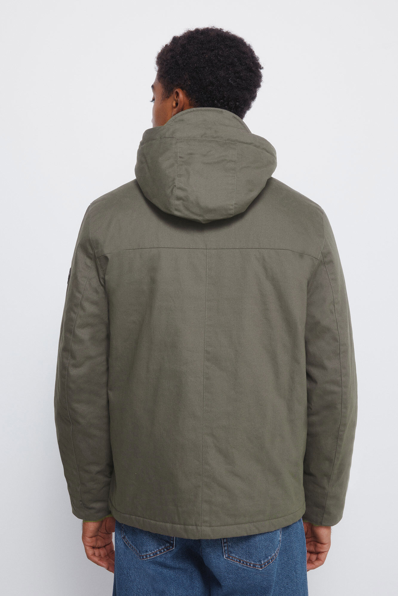 Springfield Parka short acolchado kaki