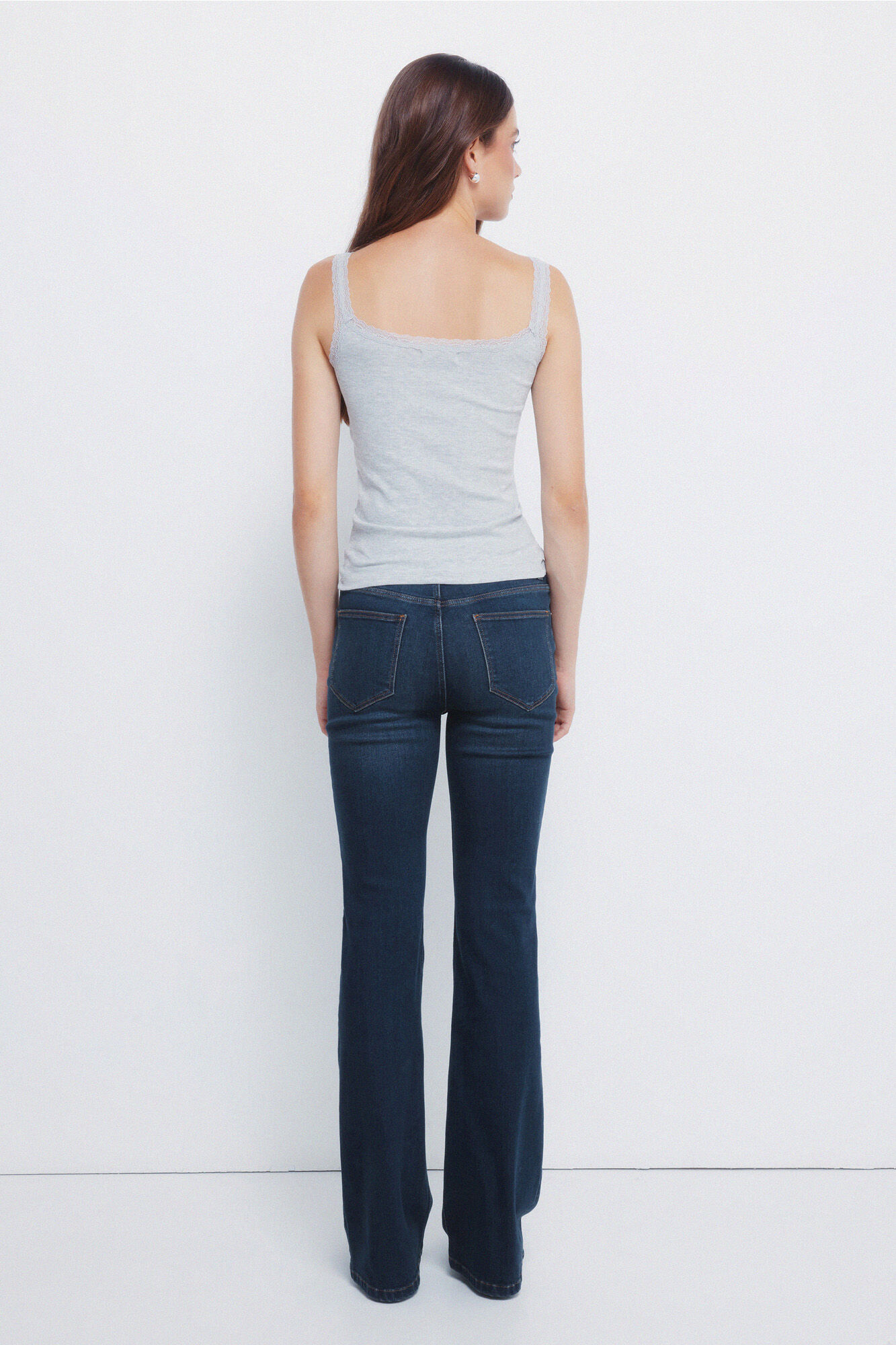 Springfield Jeans flare azul
