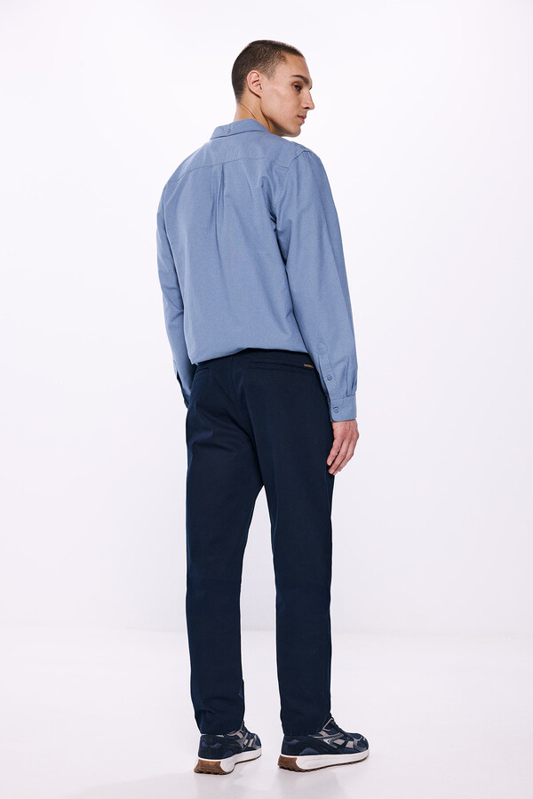 Springfield Pantalón chino regular fit marino