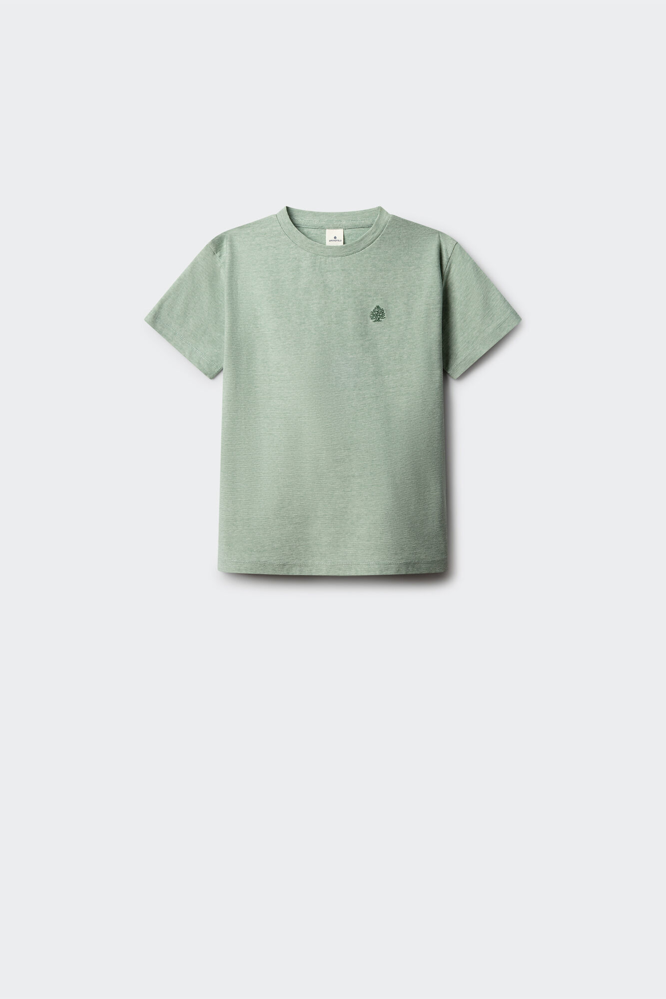 Springfield Kids Playera manga corta de microraya para ni&ntilde;o