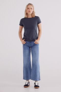 Springfield Playera efecto lavado gris