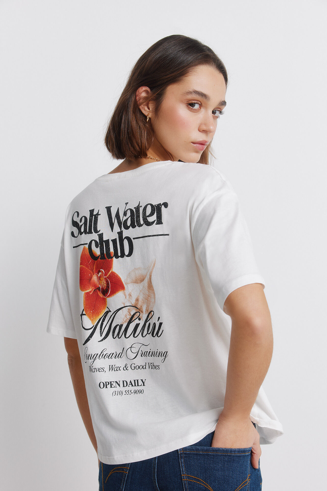 Springfield Playera manga corta tropical