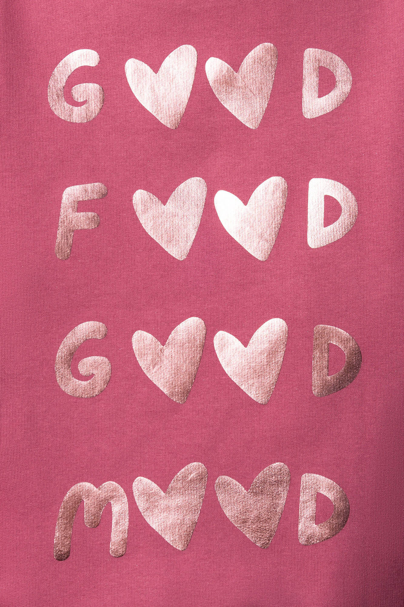 Springfield Kids Sudadera ni&ntilde;a GOOD MOOD. rosa