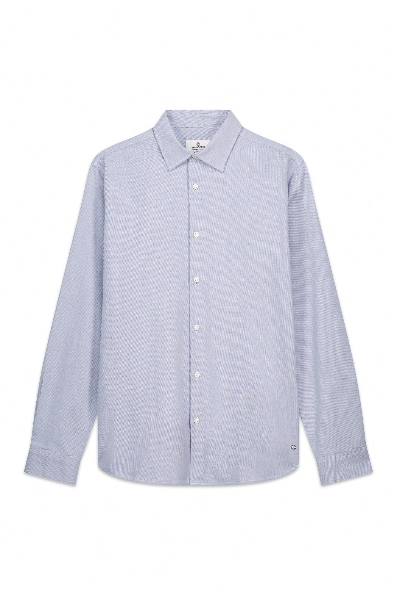 Springfield Playera de popel&iacute;n azul mezcla