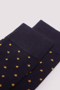 Springfield Calcetín largo jacquard negro