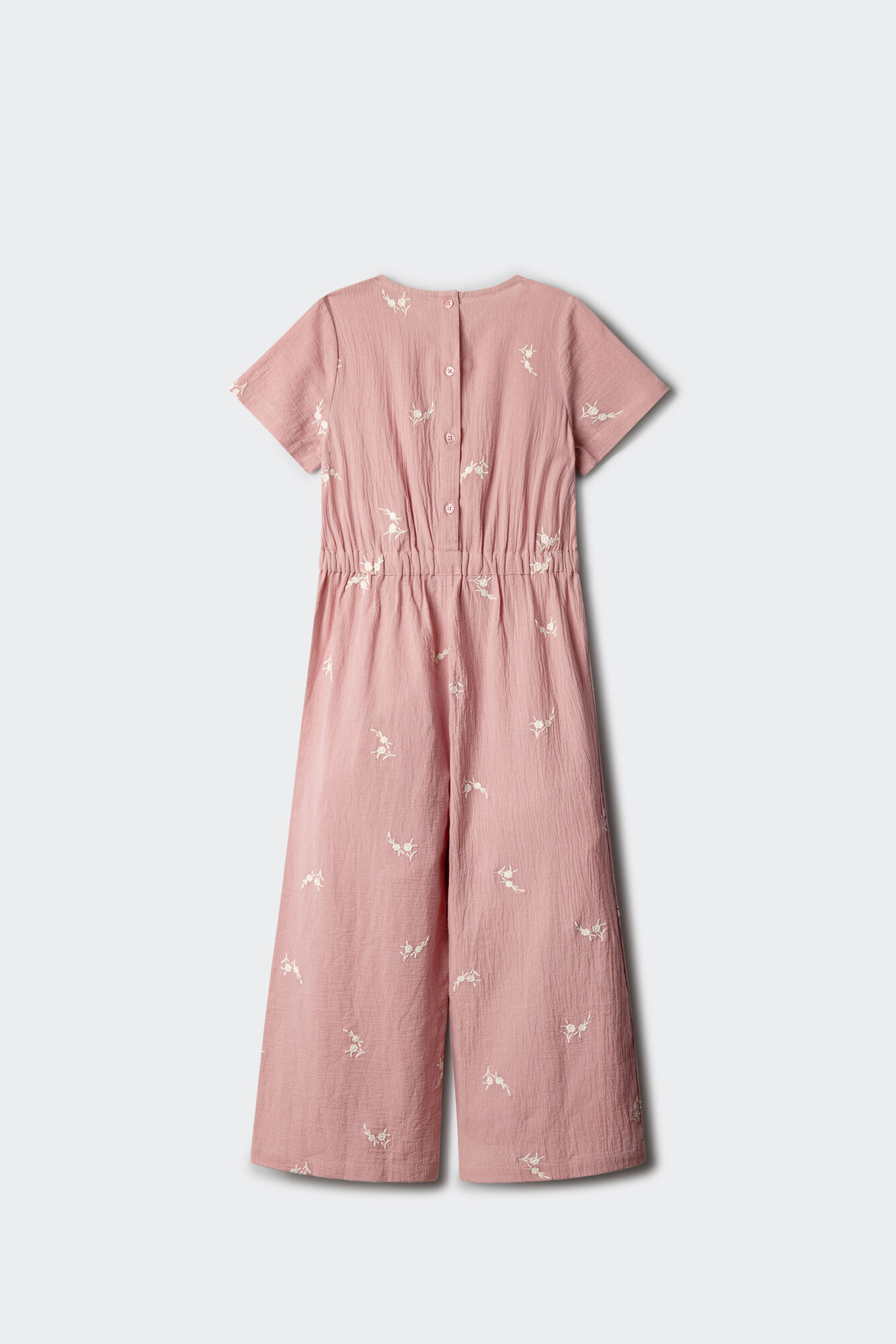 Springfield Kids Jumpsuit bordado para ni&ntilde;a morado/lila