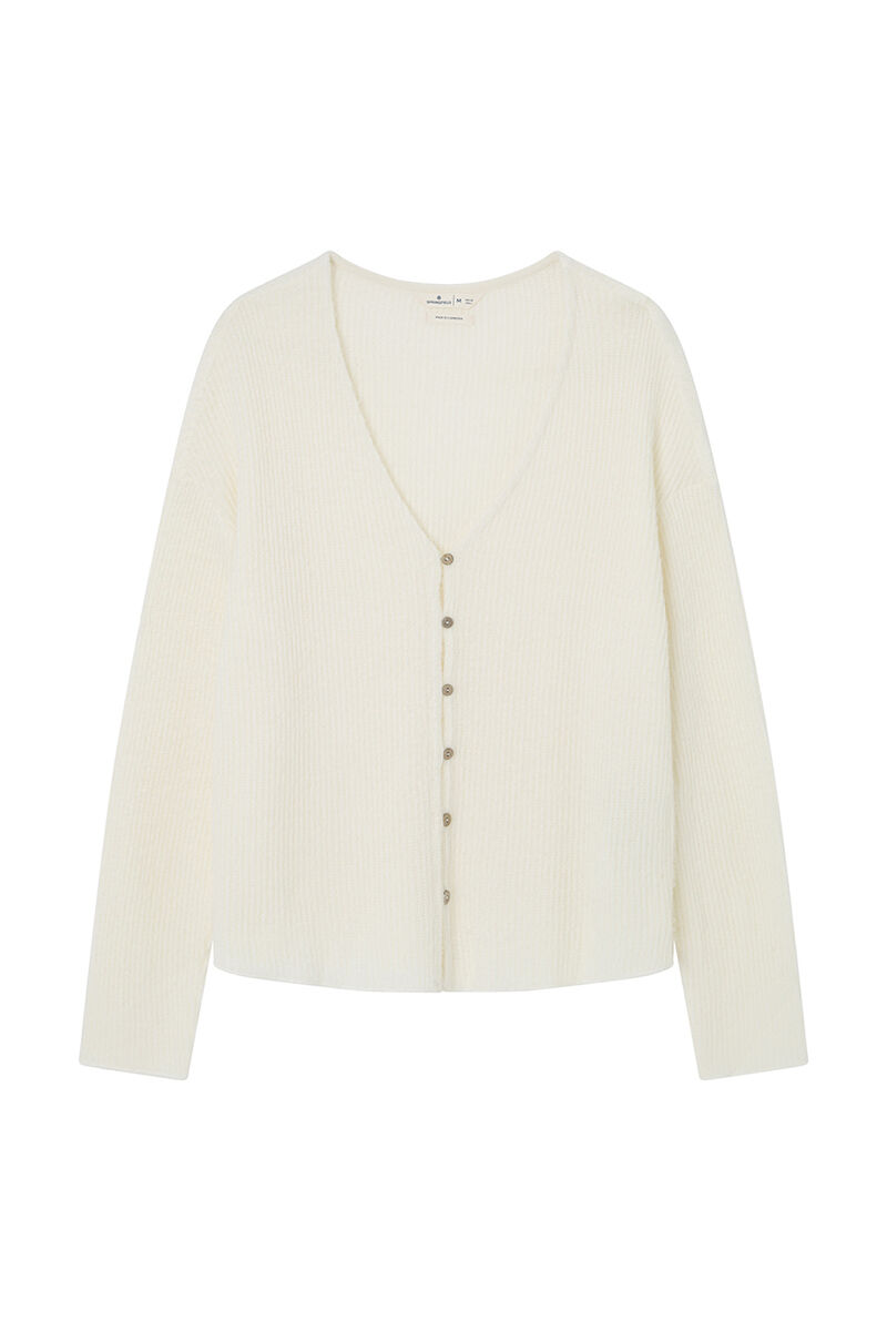 Springfield C&aacute;rdigan escote pico beige