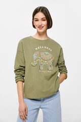 Springfield Sudadera "Wellness" verde