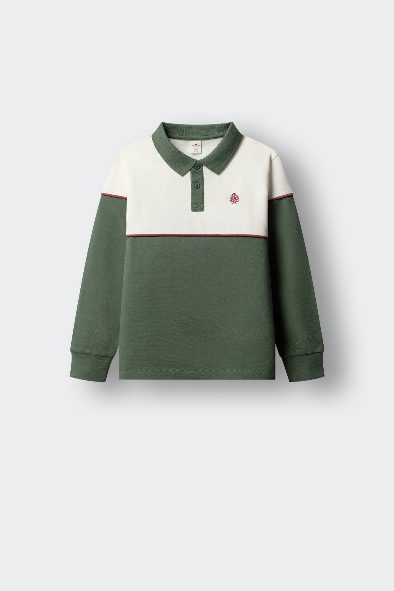 Springfield Kids Polo manga larga cortados y cosidos para ni&ntilde;o