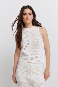 Springfield Top de punto calado