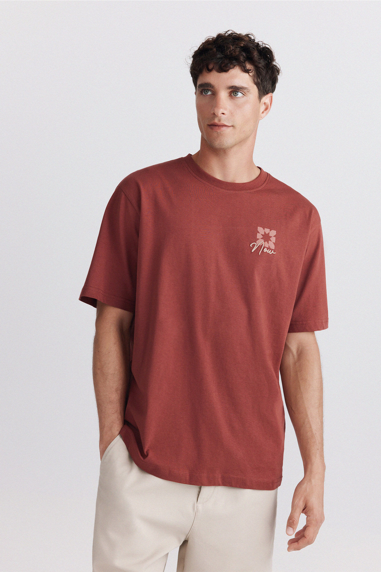 Springfield Playera tomorrow naranja