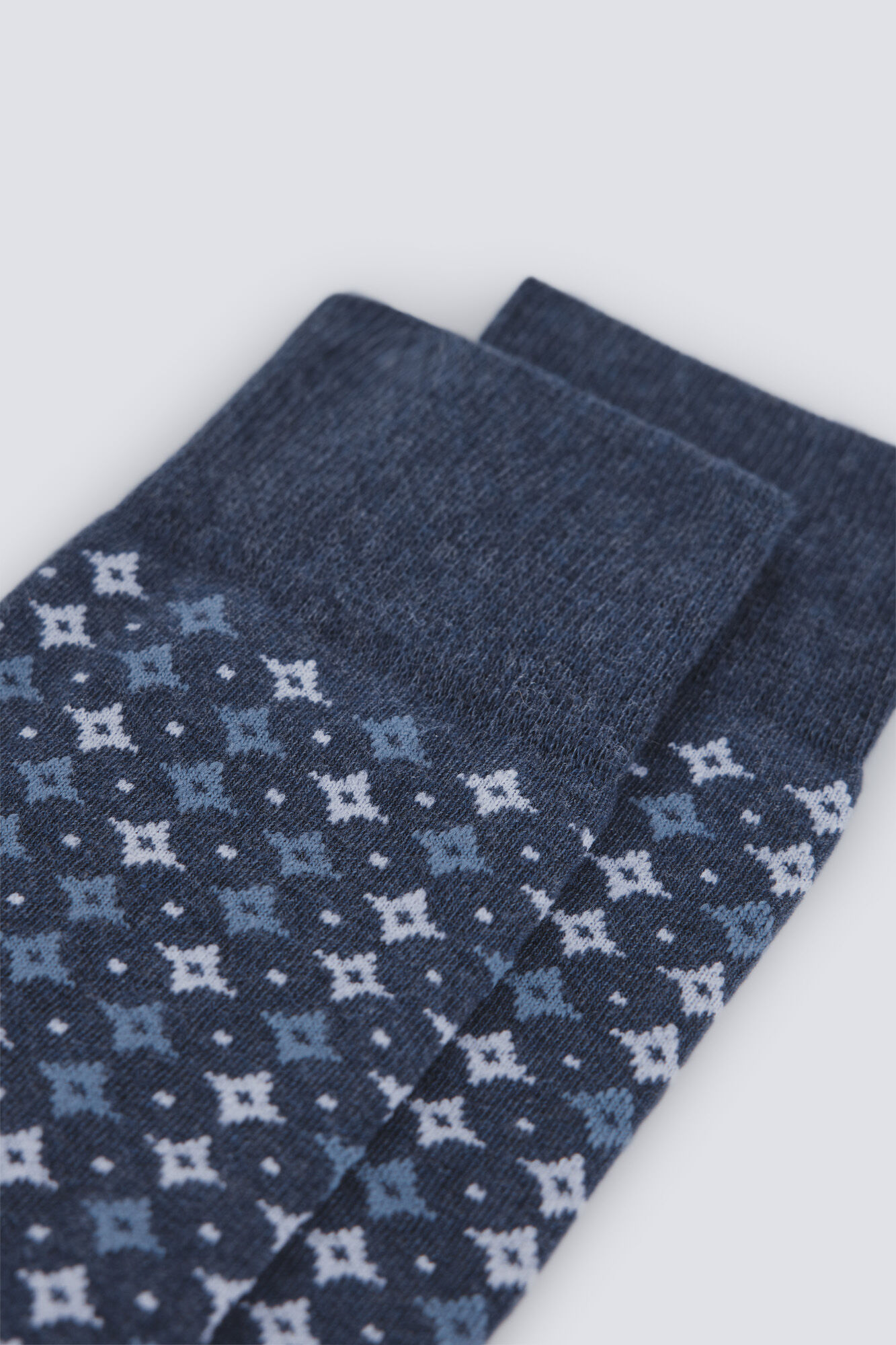 Springfield Calcet&iacute;n largo micro bordados azulado