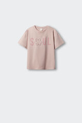 Springfield Kids Top de tachas para ni&ntilde;a rosa
