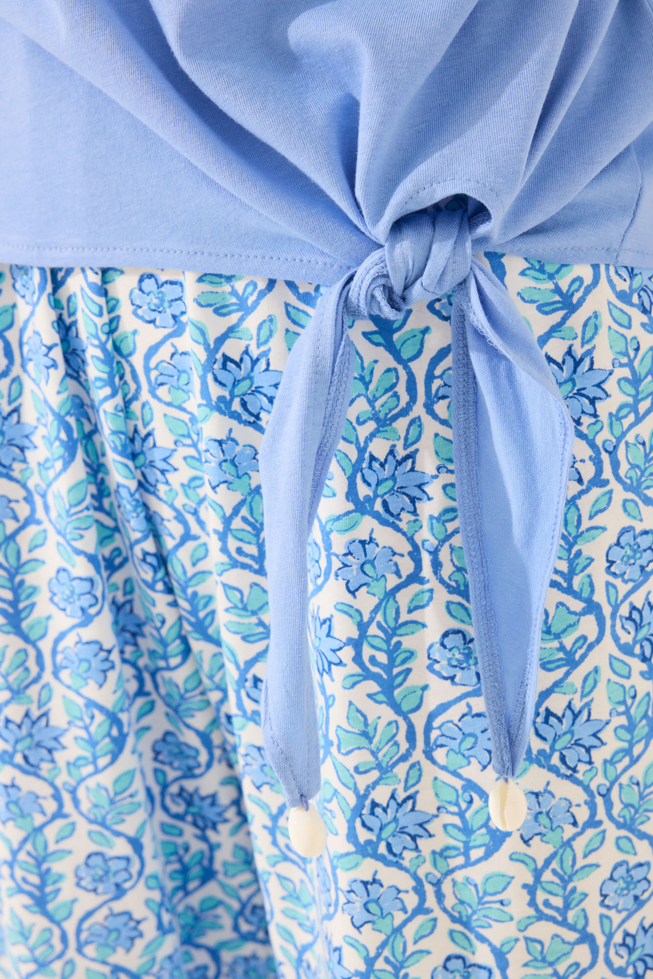 Women'secret Pijama capri de algod&oacute;n azul azul