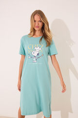 Women'secret Camisón largo 100% algodón Sebastian verde