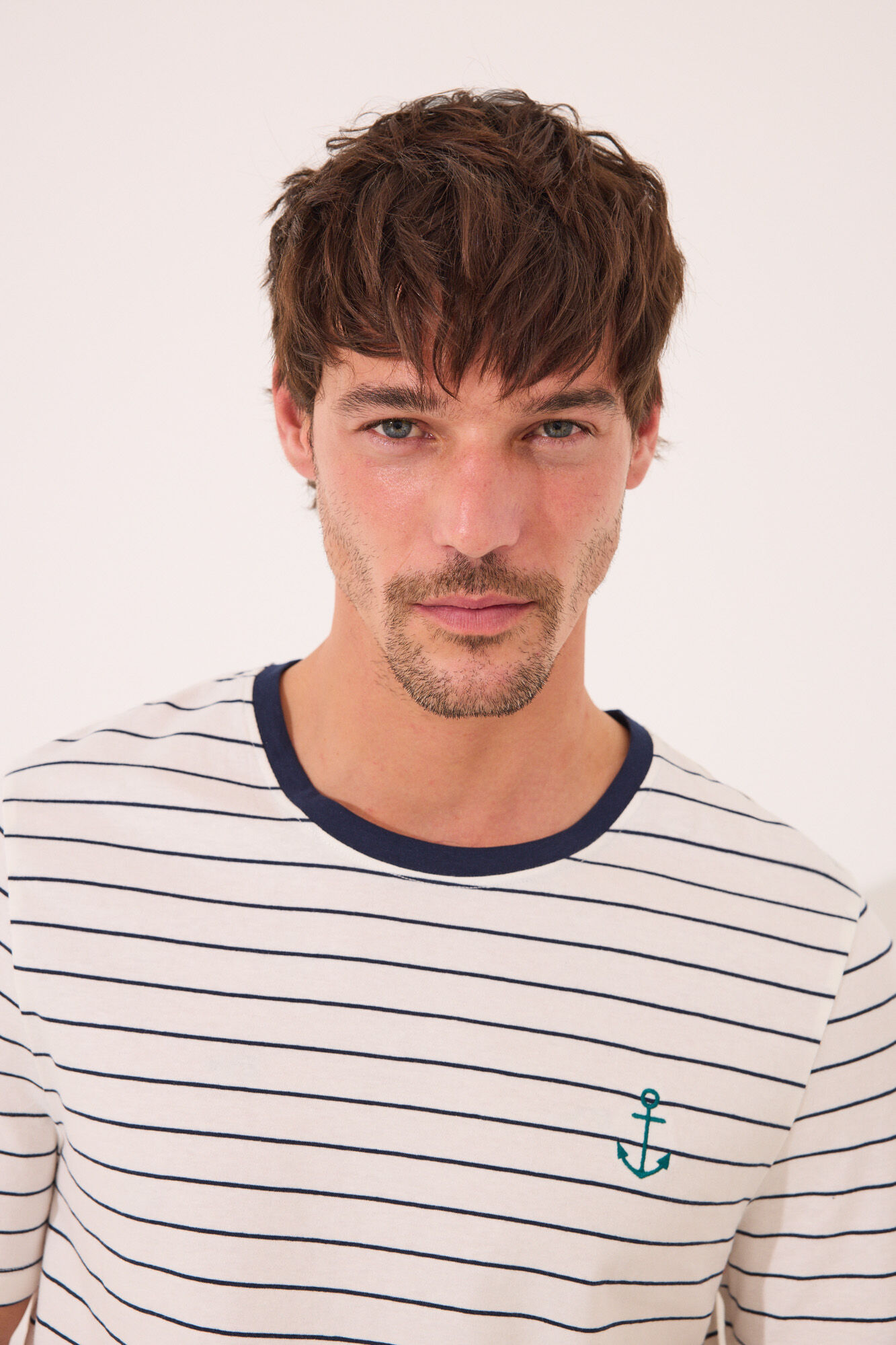 Women'secret Pijama marinero gris claro gris