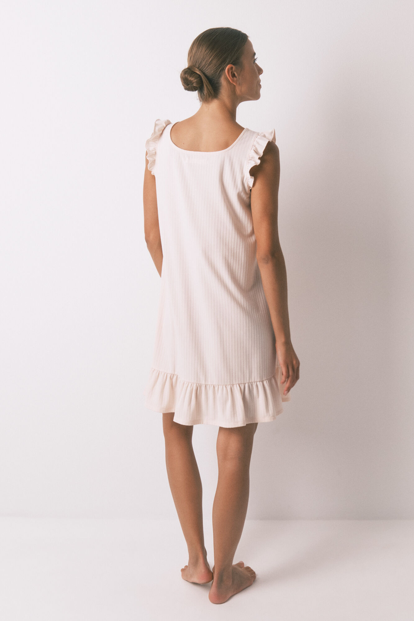 Women'secret Camis&oacute;n corto de canal&eacute; rosa rosa