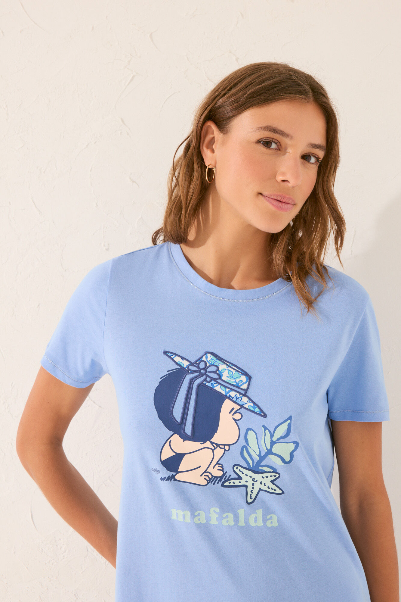 Women'secret Camis&oacute;n largo azul