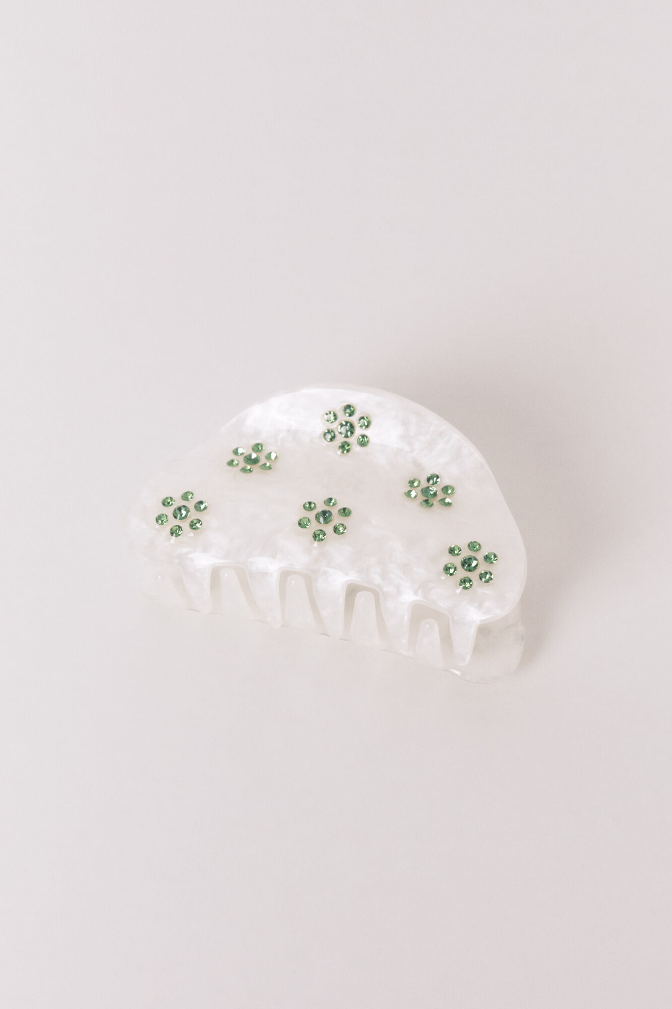 Women'secret Pinza para el cabello con strass marfil