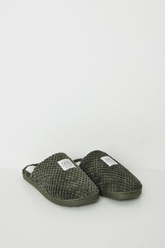 Womensecret Pantuflas para casa con textura de Garfield kaki