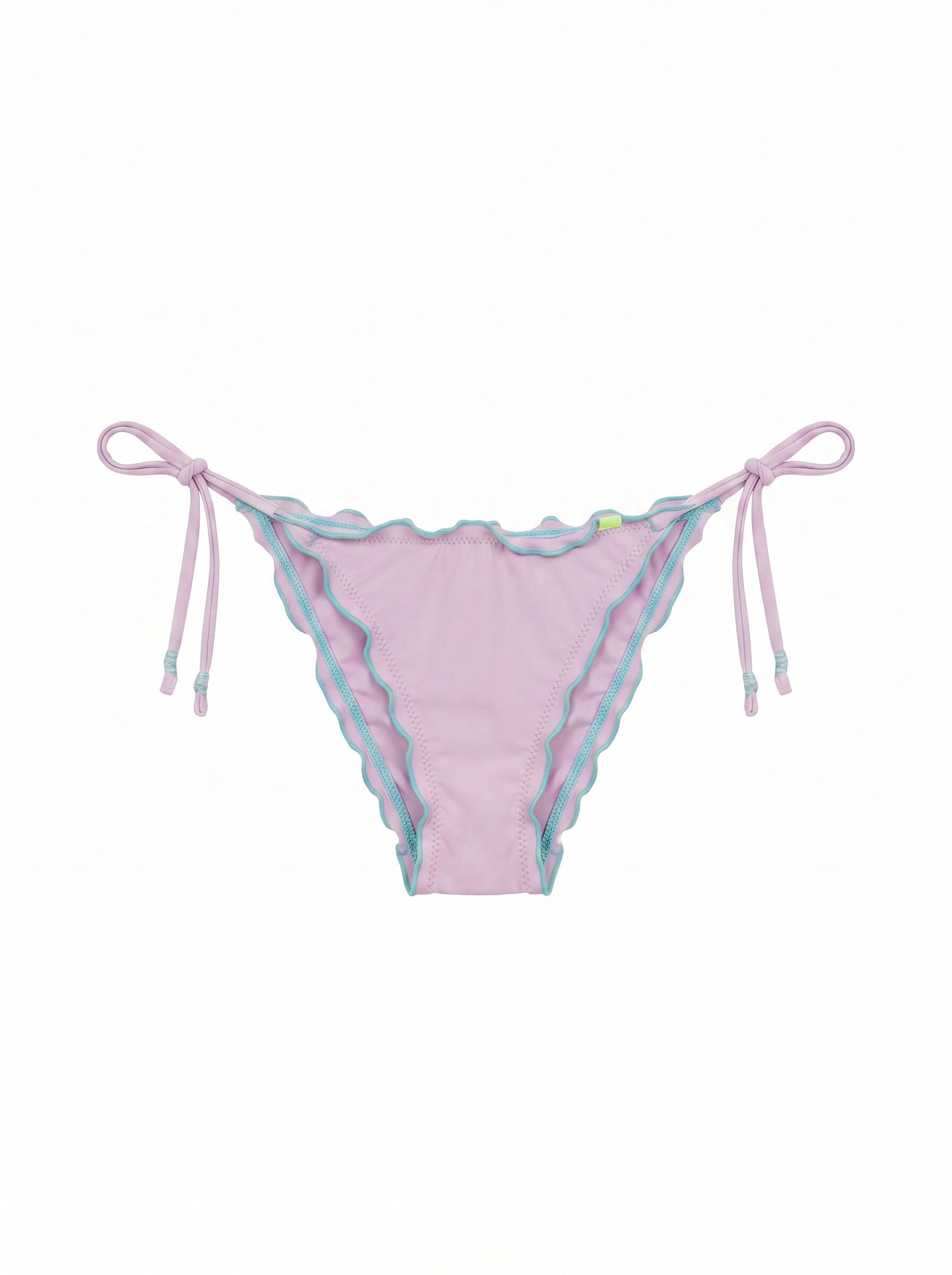 HI&BYE Panty de bikini brasile&ntilde;o con tiras lila morado/lila