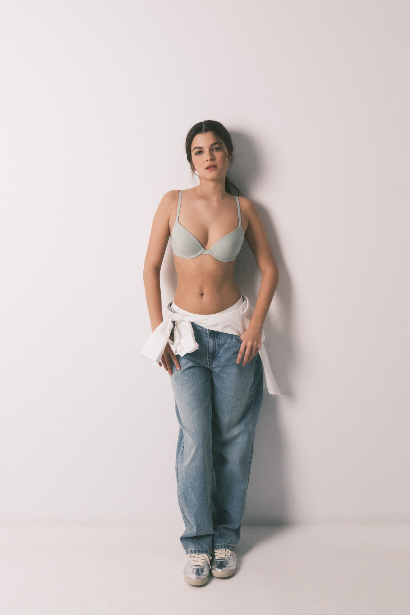 HI&BYE Bra push up de algod&oacute;n verde verde