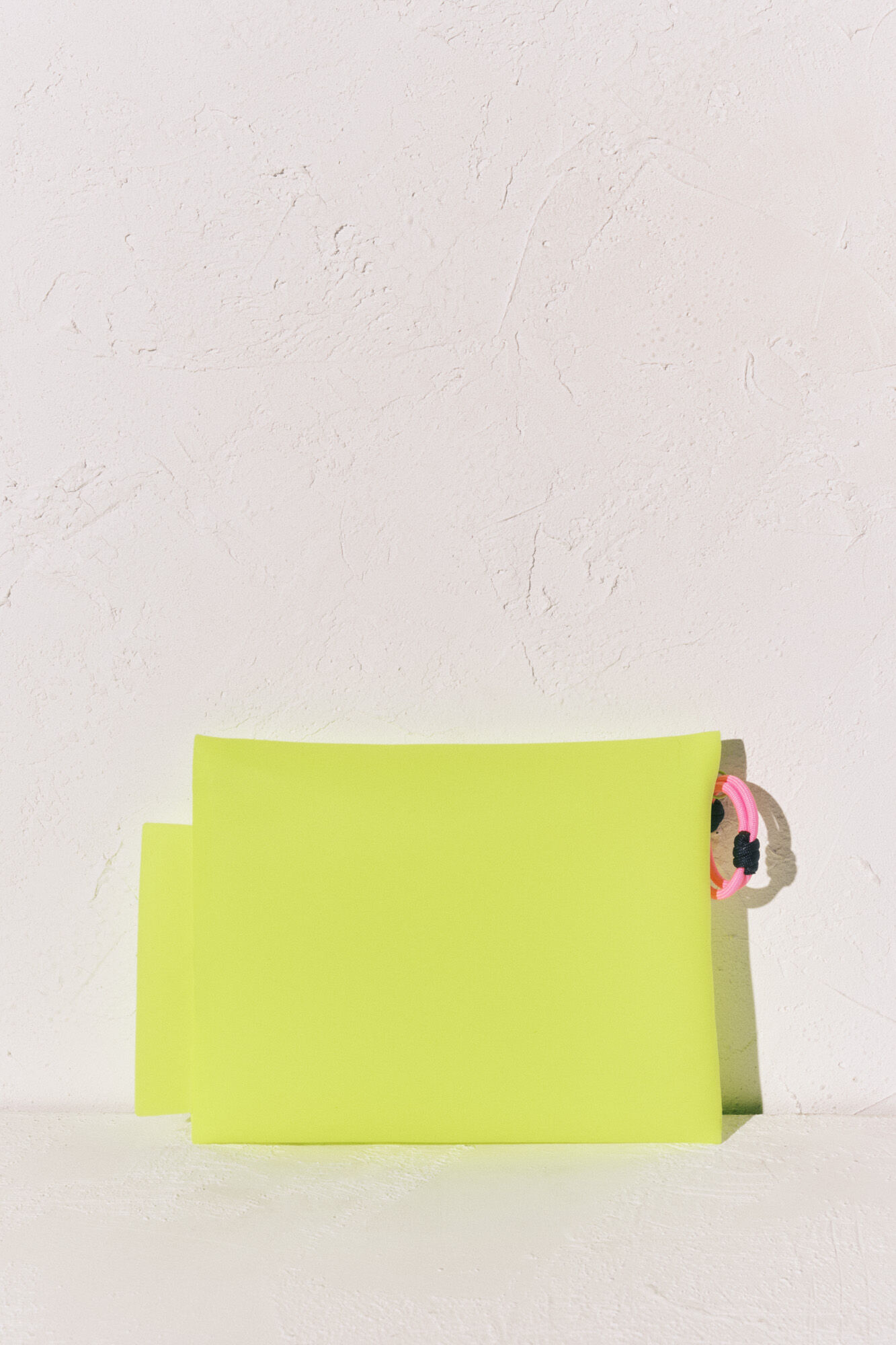 Women'secret Bolsa de traje de ba&ntilde;o impermeable amarilla verde