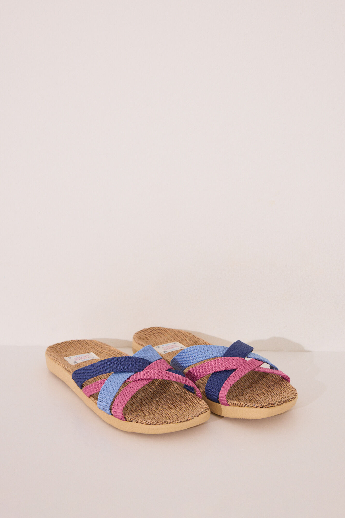 Women'secret Chanclas de tirantes azul claro azul