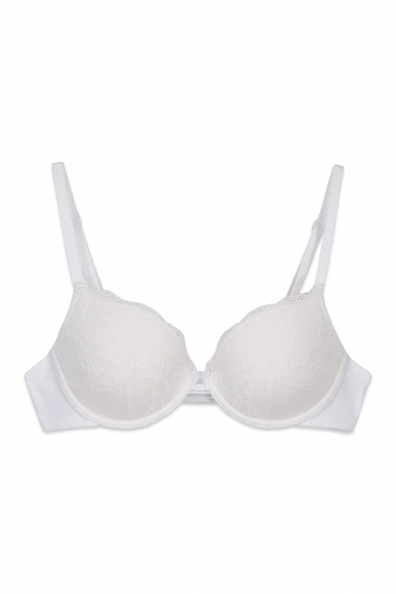 Women'secret Brasier cl&aacute;sico relleno de encaje blanco BEAUTIFUL marfil