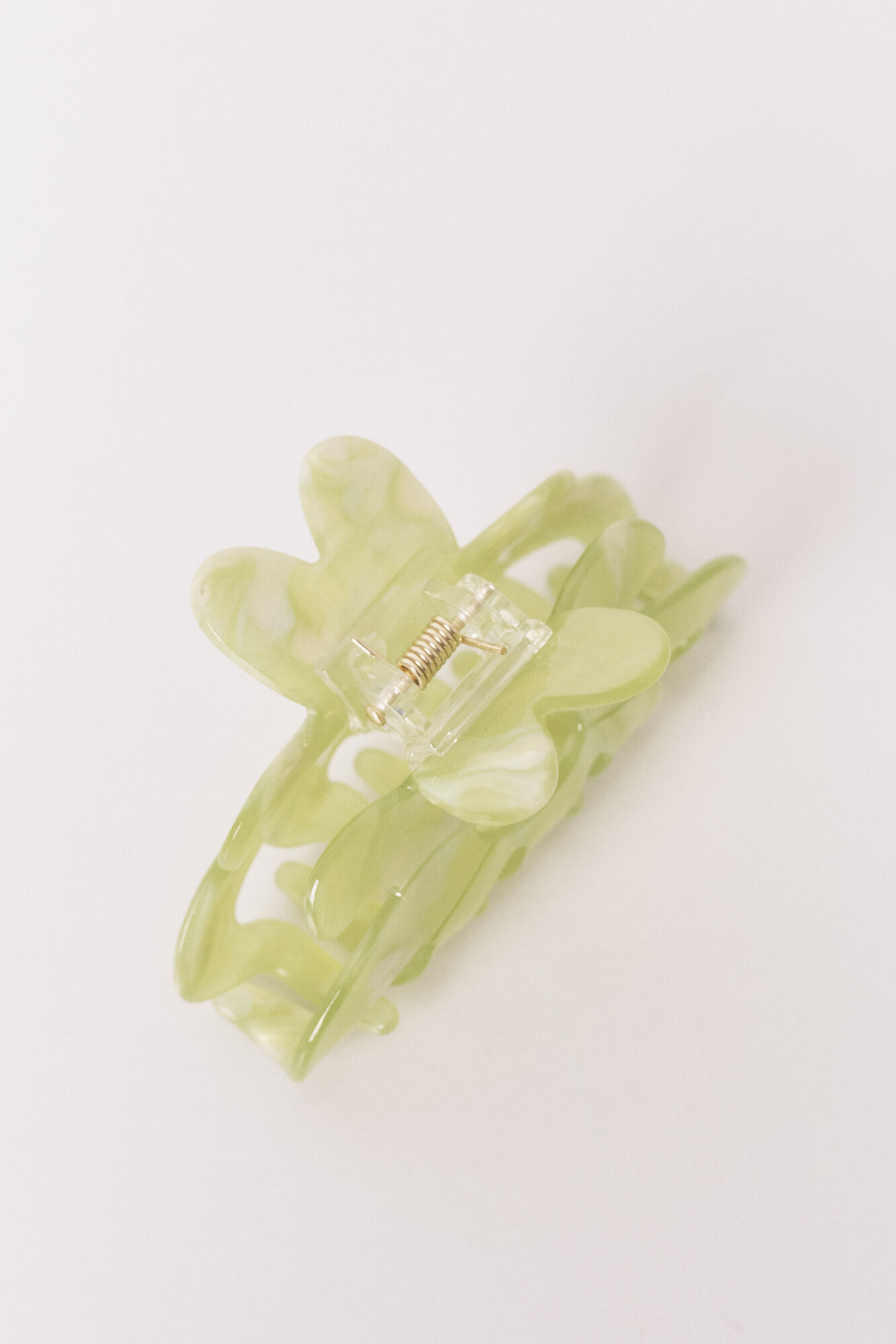 Women'secret Pinza de pelo de flor verde verde