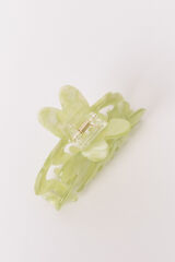 Women'secret Pinza de pelo de flor verde verde