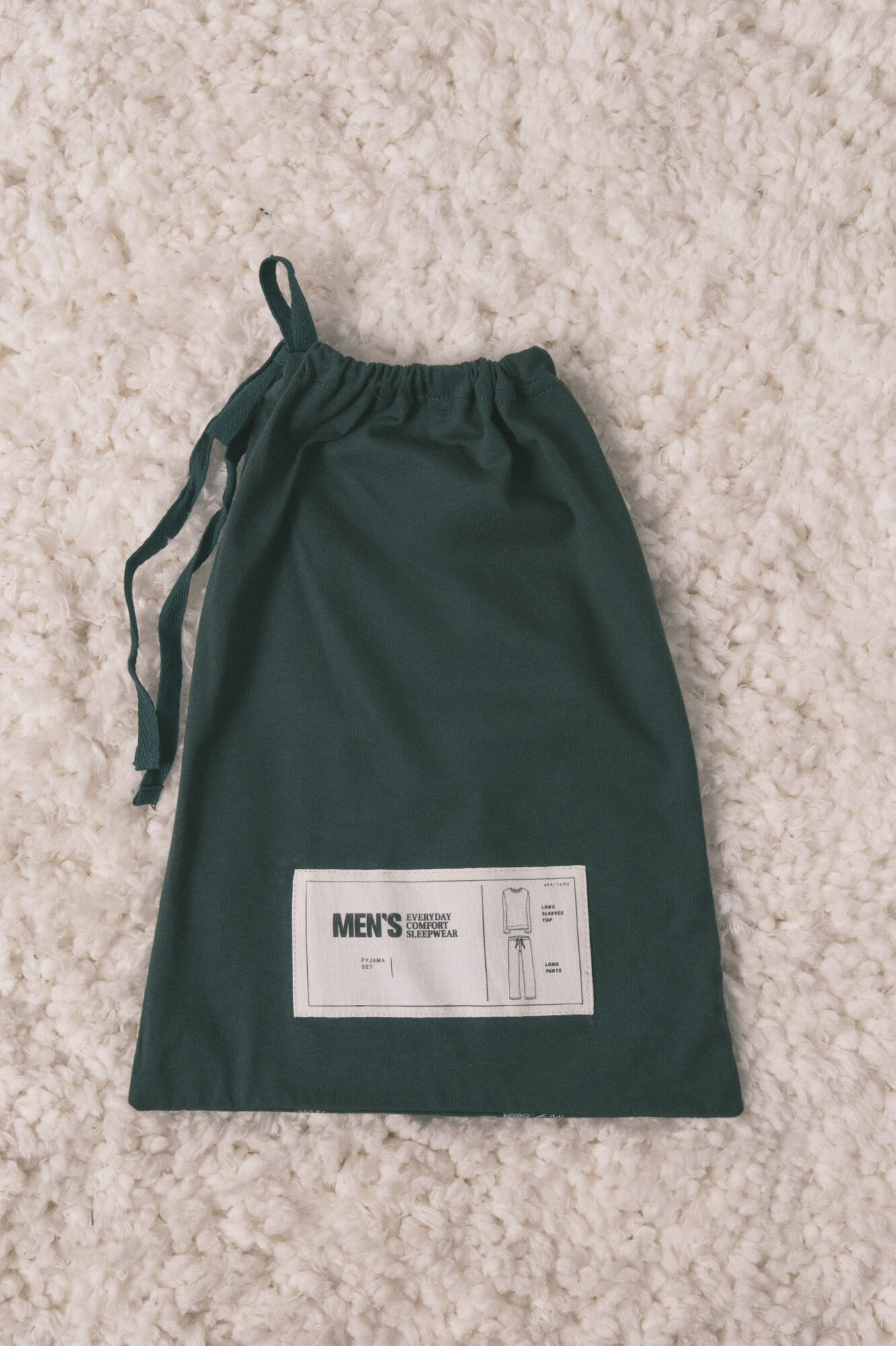 Women'secret Pijama larga de hombre 100% algod&oacute;n coches verdes verde