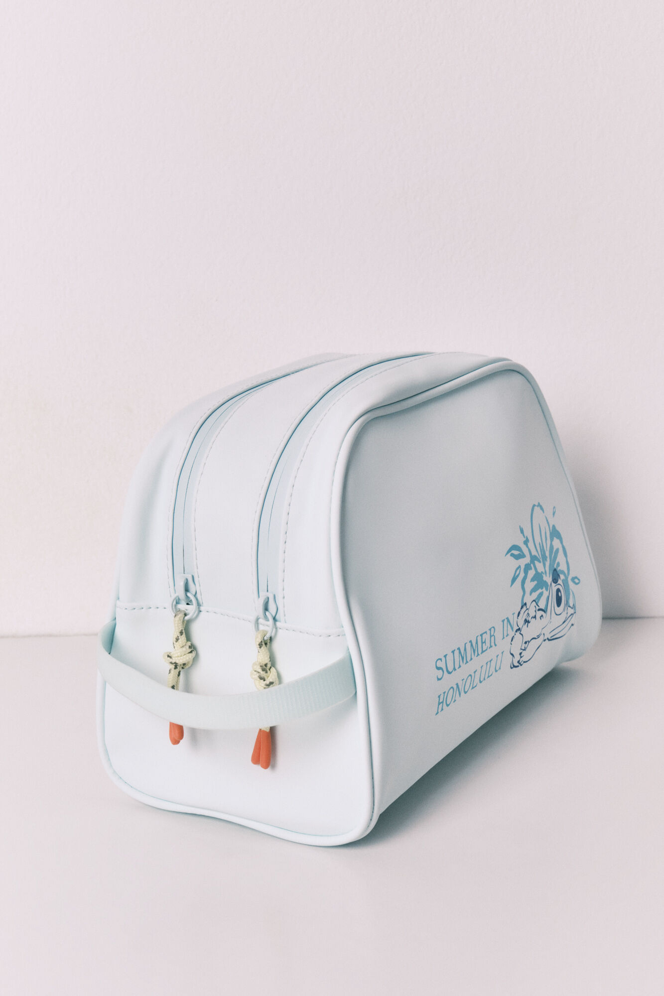 Women'secret Neceser grande doble cierre Stitch azul