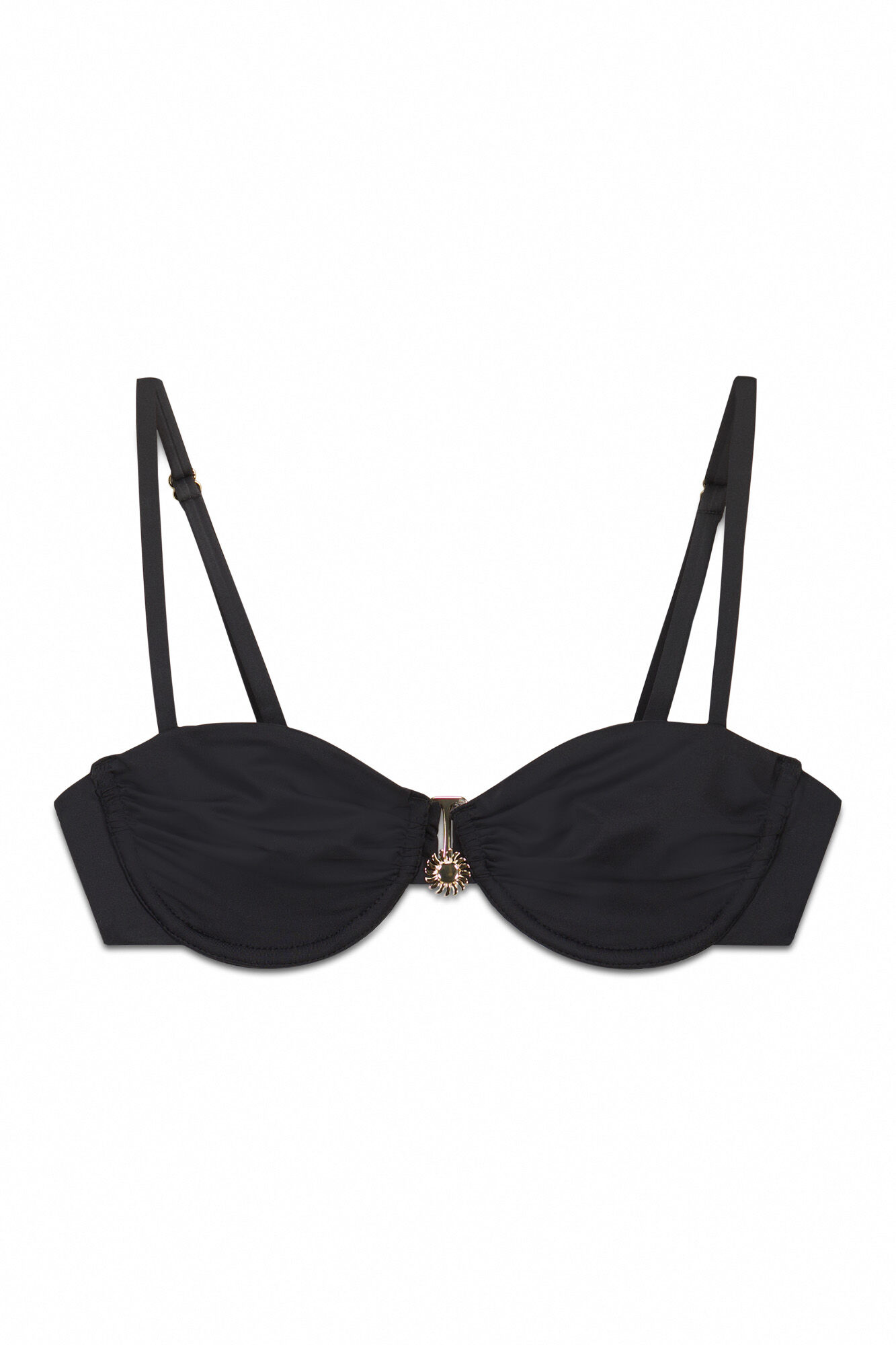 Women'secret Top de bikini balconette negro negro