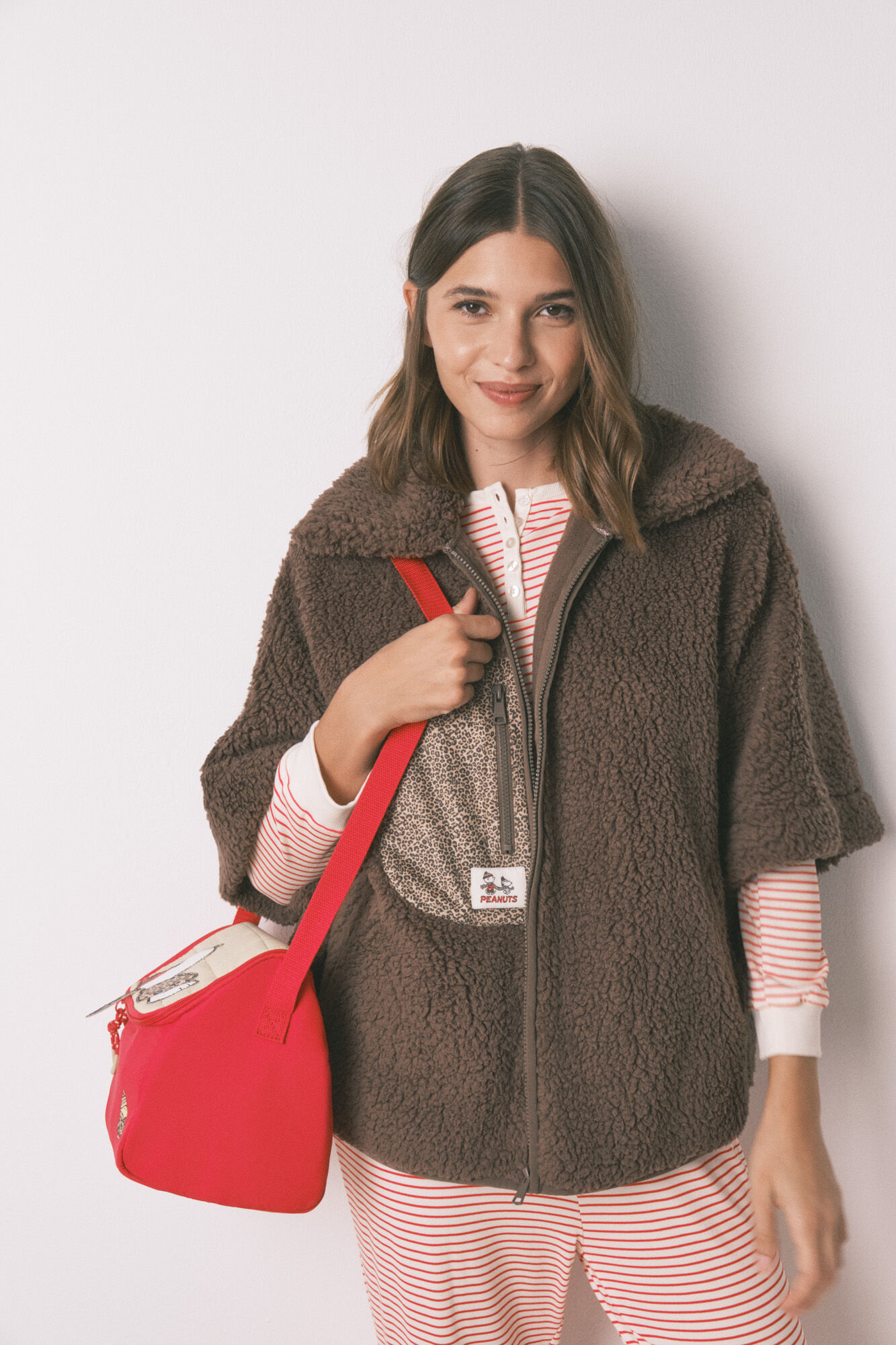 Women'secret Bolsa t&eacute;rmica roja para comida de Snoopy