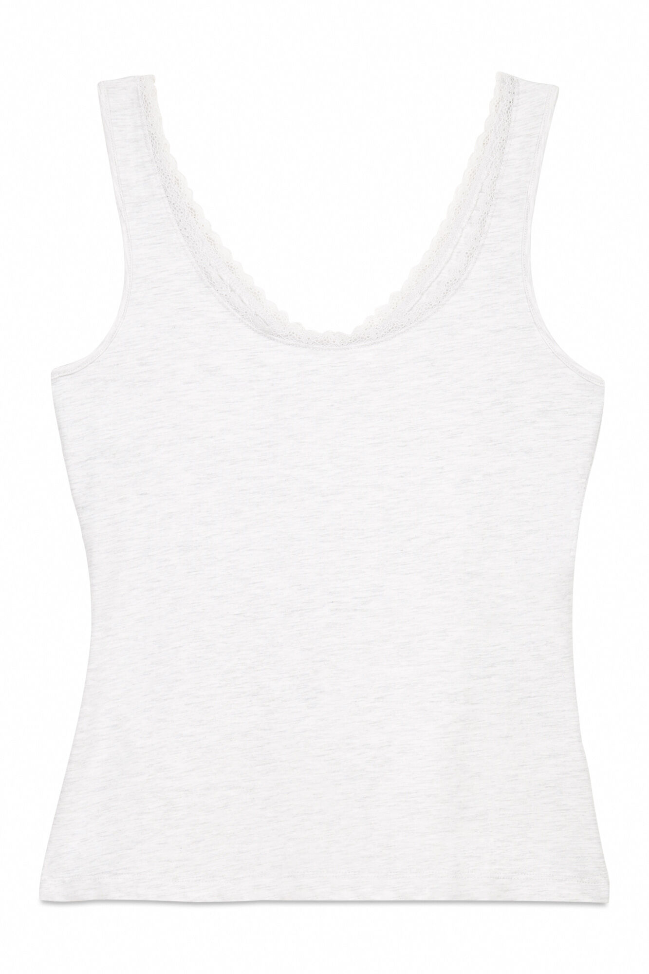 Women'secret Playera de tirantes gris  gris