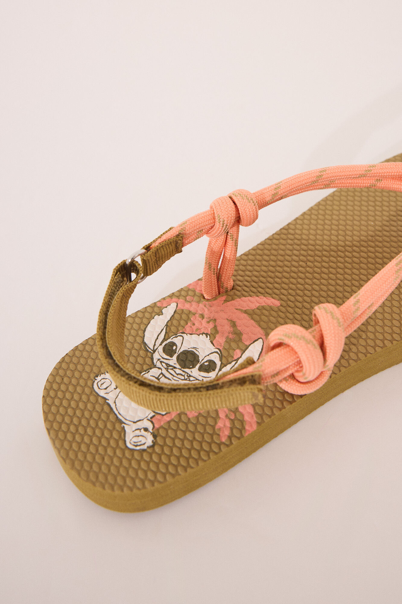 Women'secret Chanclas de cuerda de Lilo & Stitch kaki