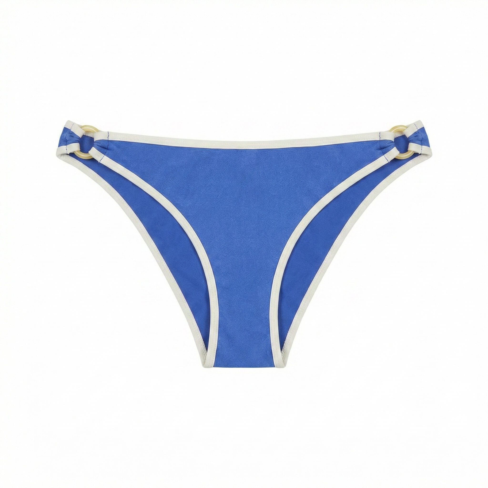 Women'secret Panty de bikini cl&aacute;sico azul semibrillante azul