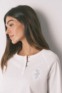 Women'secret Pijama larga con pantalón floral