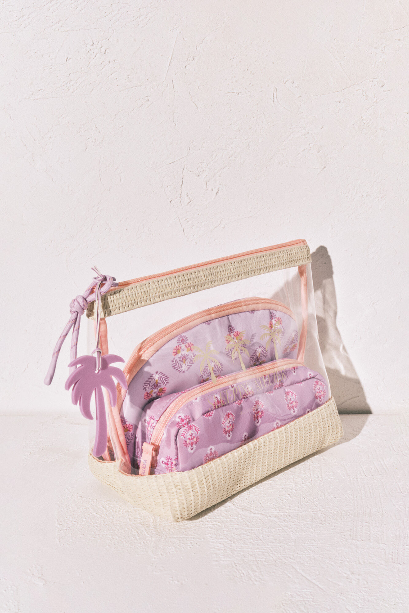 Women'secret Pack 3 neceseres transparentes y estampados estampado