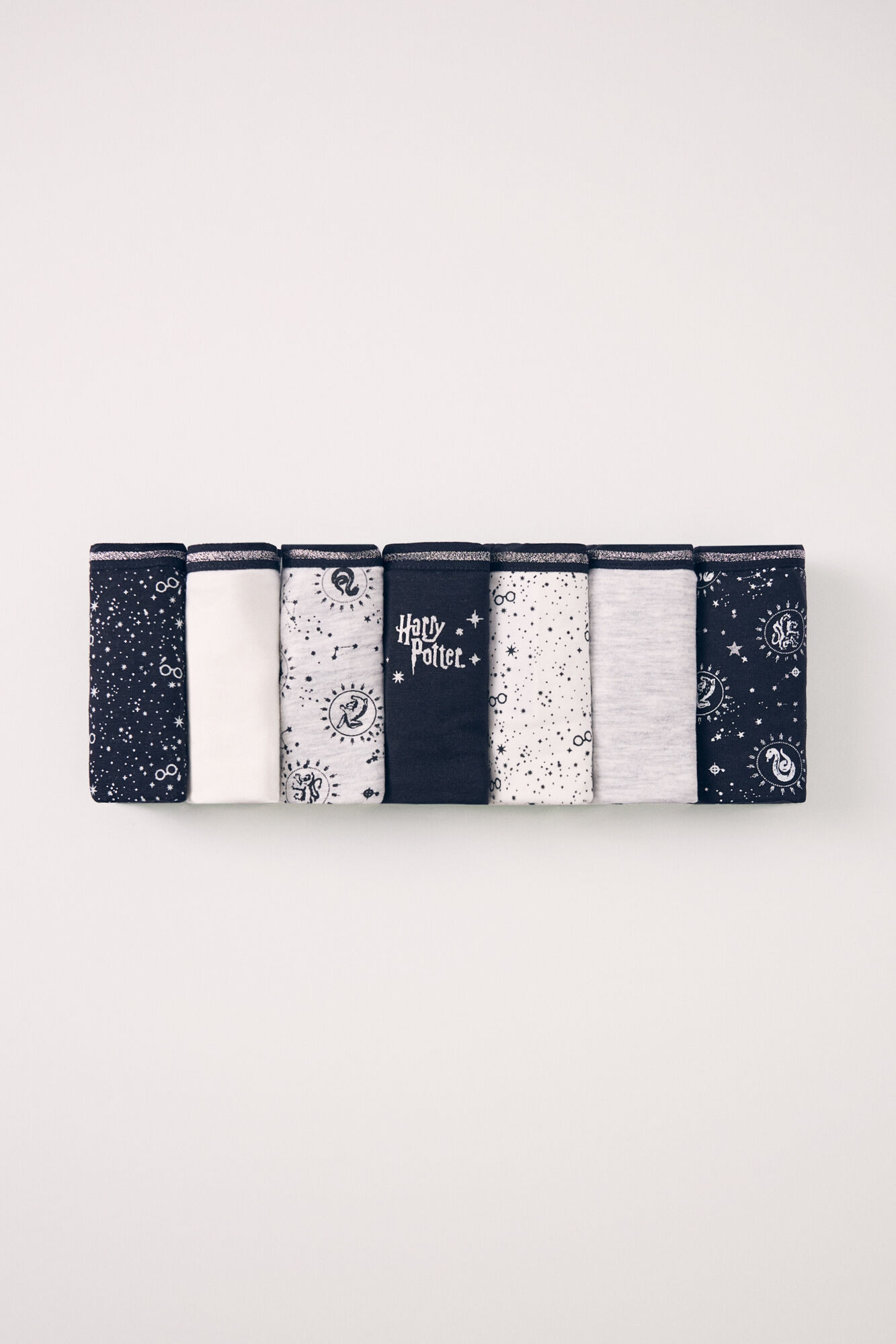 Women'secret Pack 7 panties cl&aacute;sicos algod&oacute;n Harry Potter amarillo