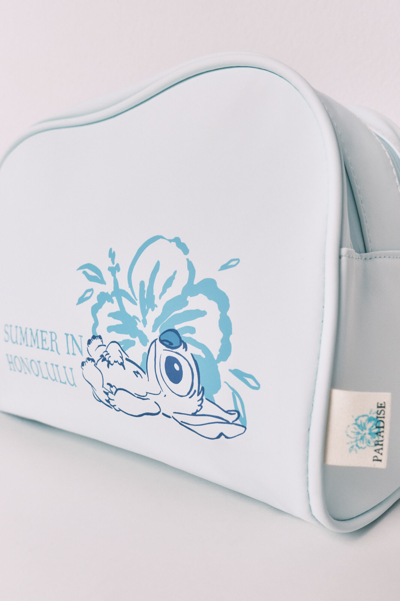 Women'secret Neceser grande doble cierre Stitch azul