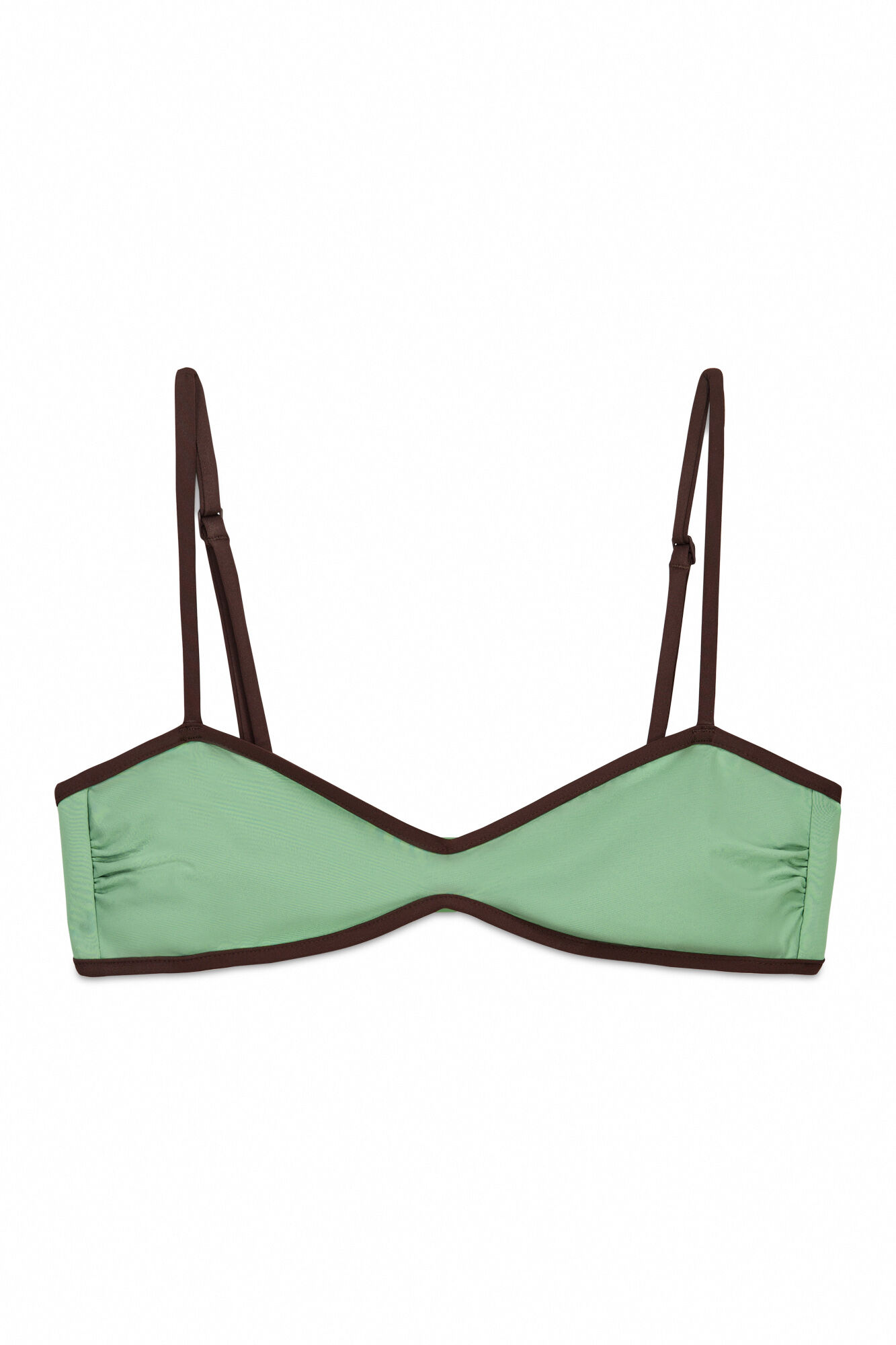 Women'secret Top bikini horizontal verde verde