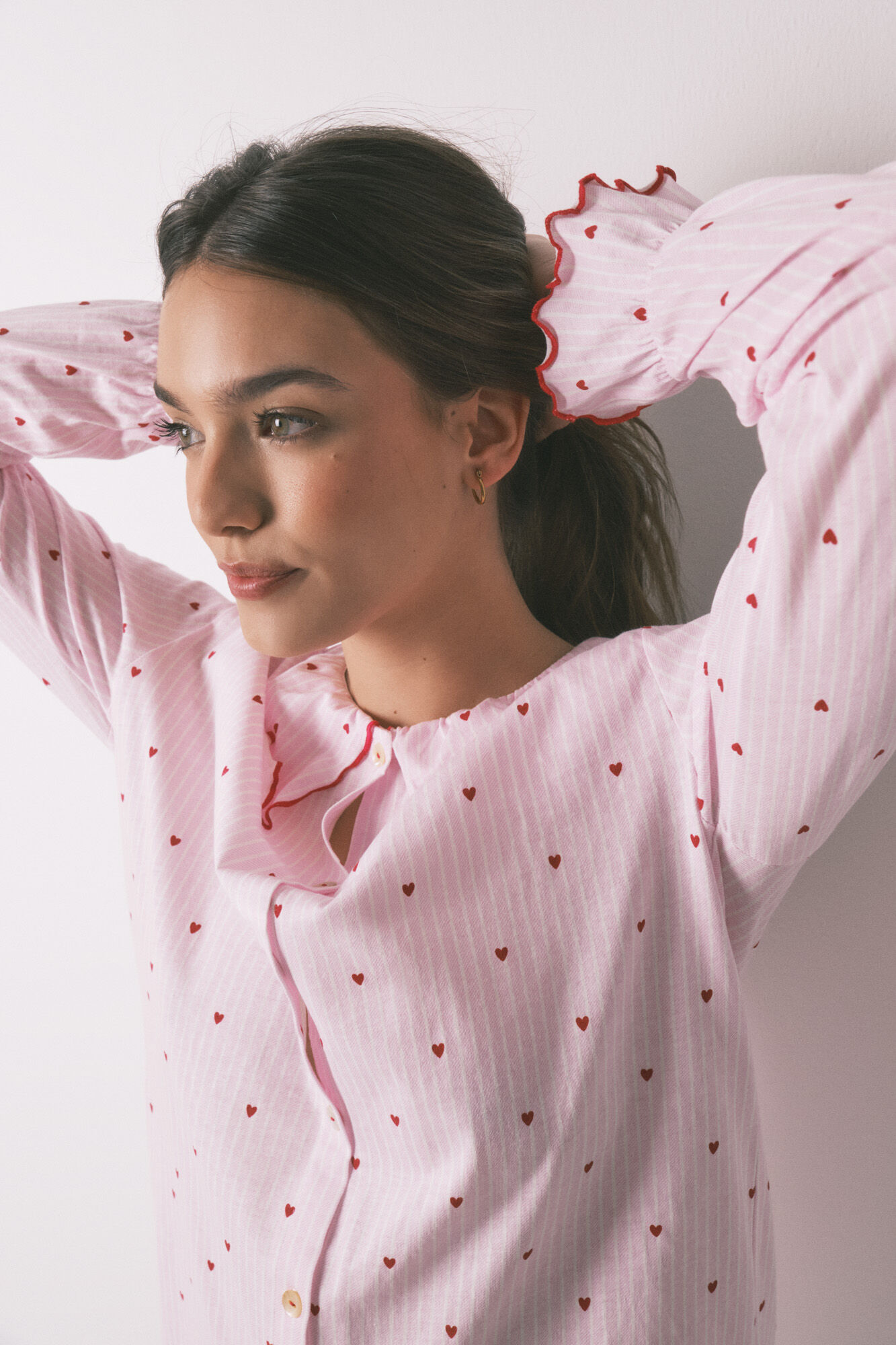 Women'secret Camis&oacute;n cuello bobo de algod&oacute;n rosa