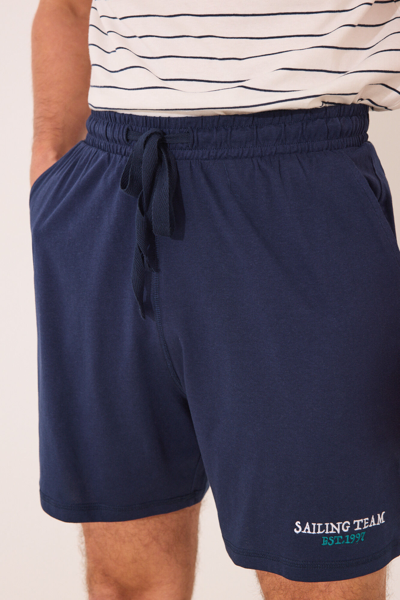 Women'secret Pijama marinero gris claro gris