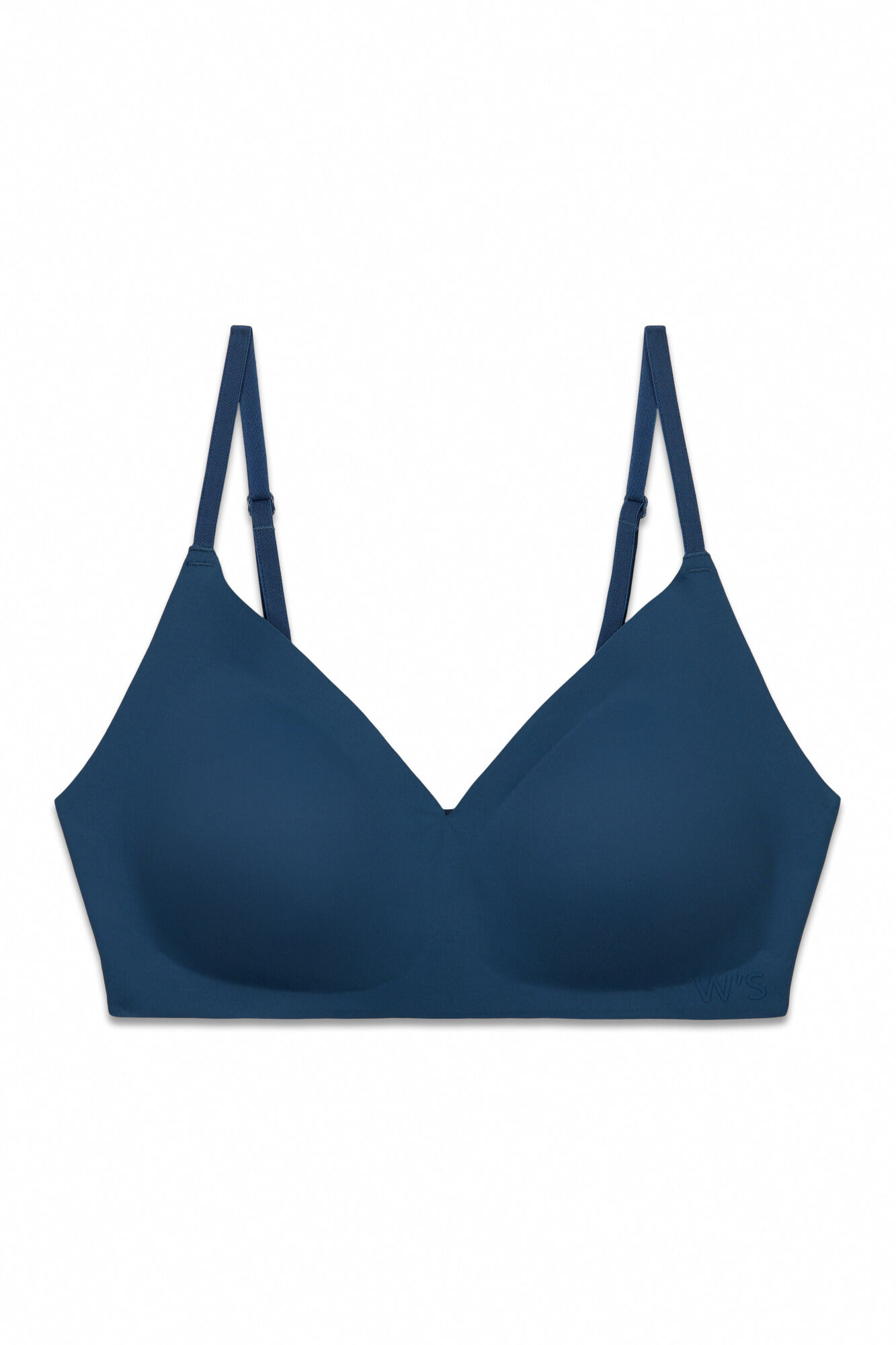 Women'secret Top triangular liso clean cut azul verde