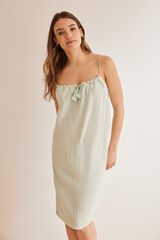 Women'secret Camis&oacute;n 100% algod&oacute;n verde verde