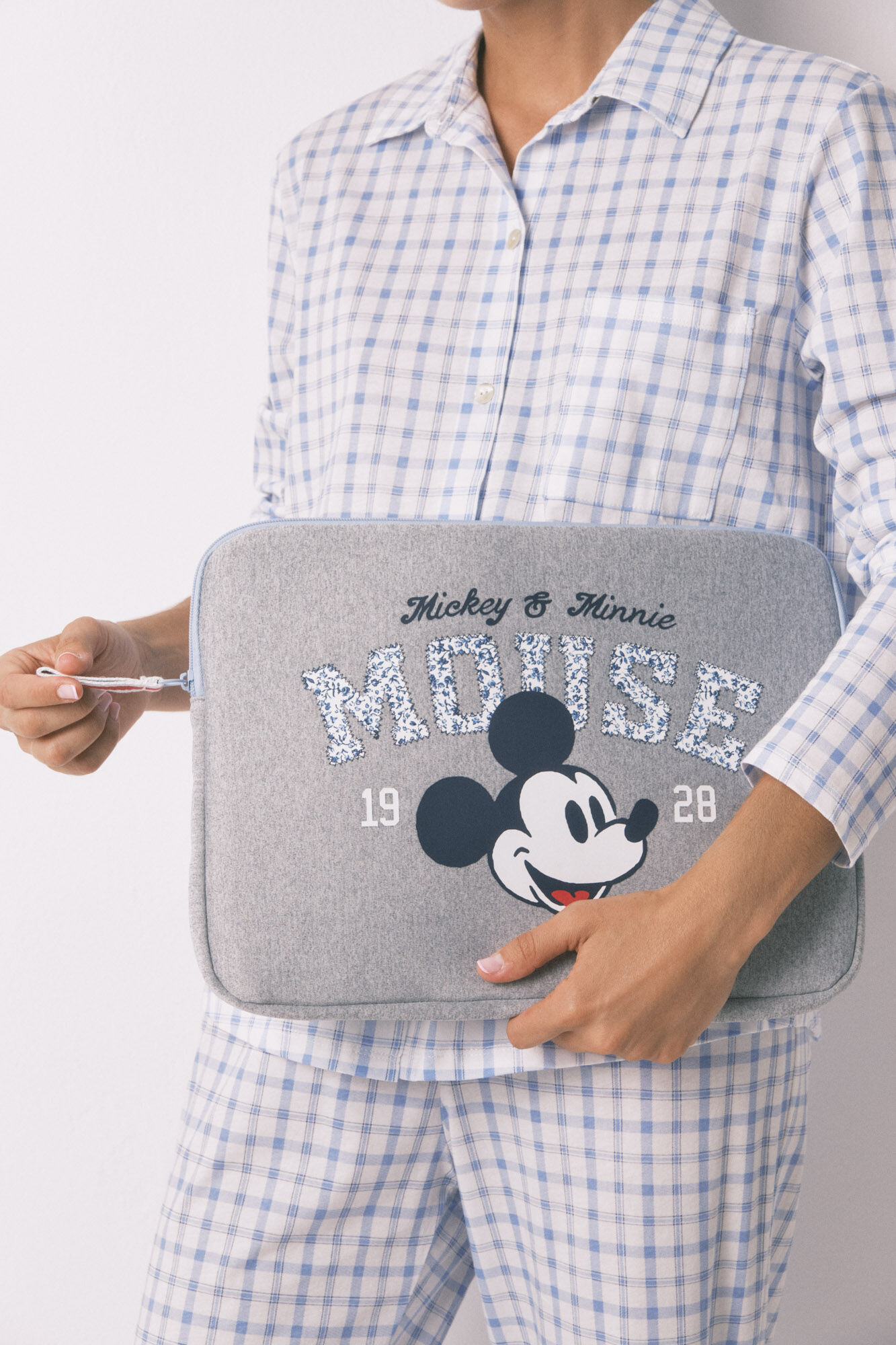 Women'secret Funda para port&aacute;til Mickey gris oscuro gris